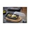 Pactiv Corp. 24 oz. 8.66 in. x 5.75 in. x 1.97 in. EarthChoice Entree2Go Takeout Container - Plastic, Black (300/Carton)